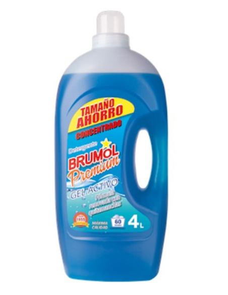  Brumol Detergente en Gel Premium Gel Activo 4000ml