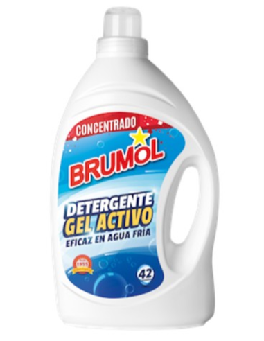  Brumol Detergente en Gel Gel Activo 2770ml 42 lavados
