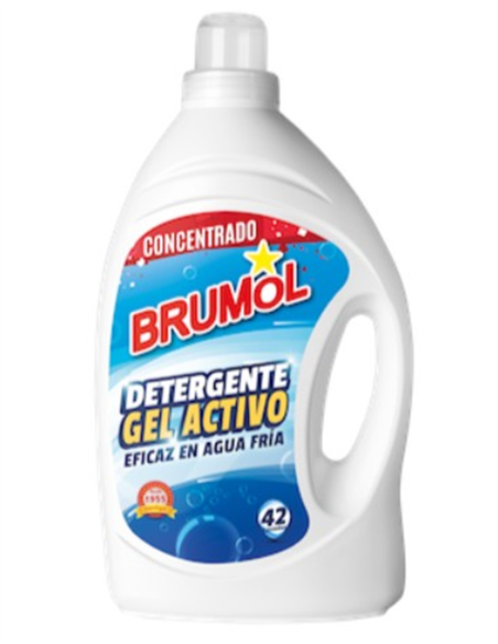  Brumol Detergente en Gel Gel Activo 2770ml 42 lavados