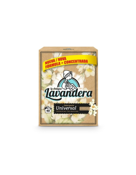 Lavandera Pack. 4 uds. La Antigua Detergente Automático Polvo 40 Cacitos