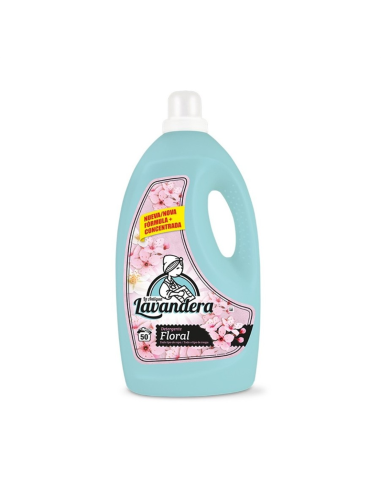  Lavandera Pack. 4 uds. La Antigua Detergente Automático Líquido Floral 50 Dosis - 2.5 L