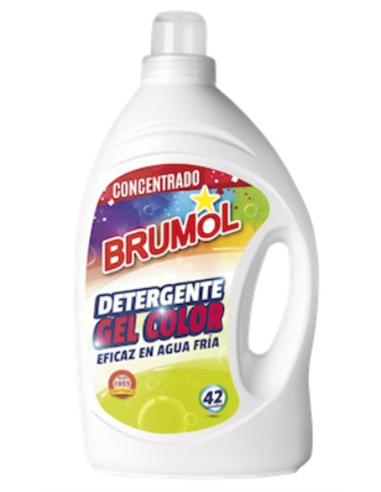  Brumol Detergente en Gel Prendas de Color 4000ml 60 lavados