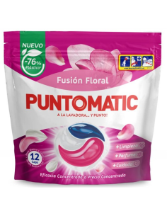  CAPSULAS LAVADORA PUNTOMATIC 12 DOSIS FLORAL