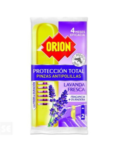  Orión Pinzas Protección Antipolillas y Antiácaros