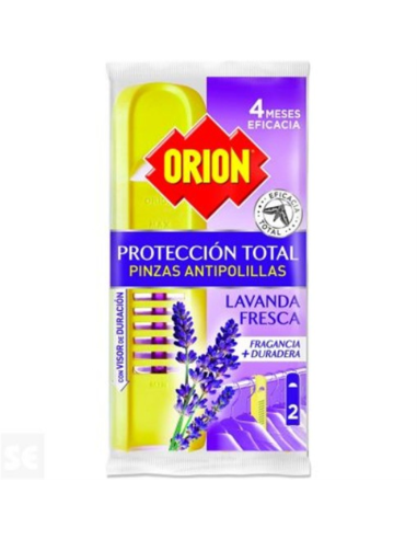  Orión Pinzas Protección Antipolillas y Antiácaros