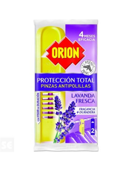  Orión Pinzas Protección Antipolillas y Antiácaros