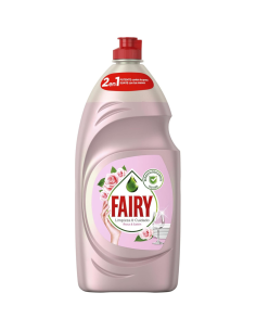  Fairy Limpieza y Cuidado Líquido Lavavajillas de Rosa y Satén - 1015ML