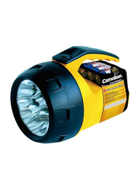  FL-9LED-4R6B - Linterna 9 x LED,   4 pilas AA