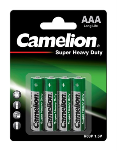  PILAS CAMELION - R03 / AAA /  Micro - 1.5 V - blister con 4 pilas