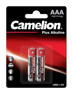  PILAS CAMELION - LR03 / AAA / Micro - 1.5 V - blister con 2 pilas