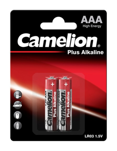  PILAS CAMELION - LR03 / AAA / Micro - 1.5 V - blister con 2 pilas