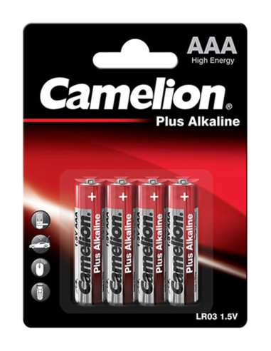  PILAS CAMELION - LR03 / AAA / Micro - 1.5 V - blister con 4 pilas