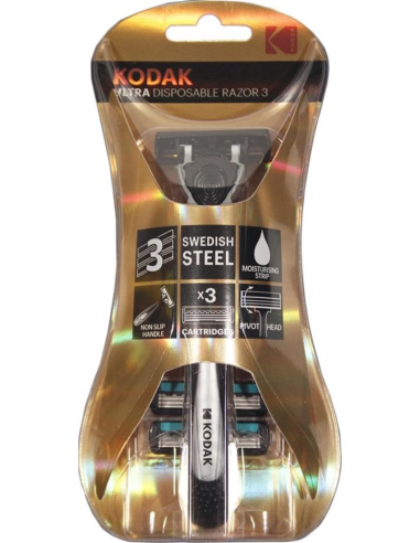  MAQUINILLA AFEITAR KODAK RAZOR ULTRA 3 (pack 1  3