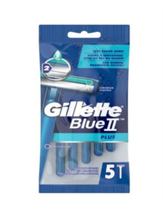  MAQUINILLA DE AFEITAR "GILLETTE" BLUE II BOLSA 5 UNIDADES