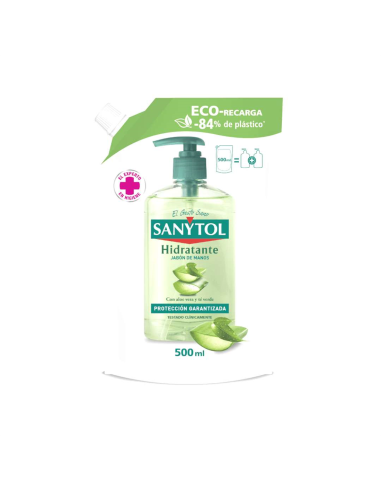  Sanytol Eco-recarga jabón de manos hidratante 500ML