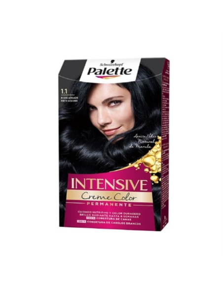  TINTE DEL PELO "PALETTE" nº 1.1 NEGRO AZULADO