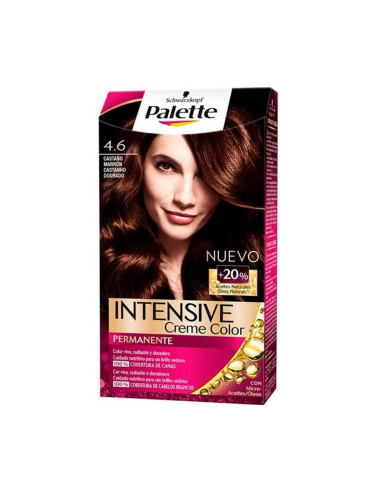  TINTE DEL PELO "PALETTE" nº 4.6 CASTAÑO  MARRON