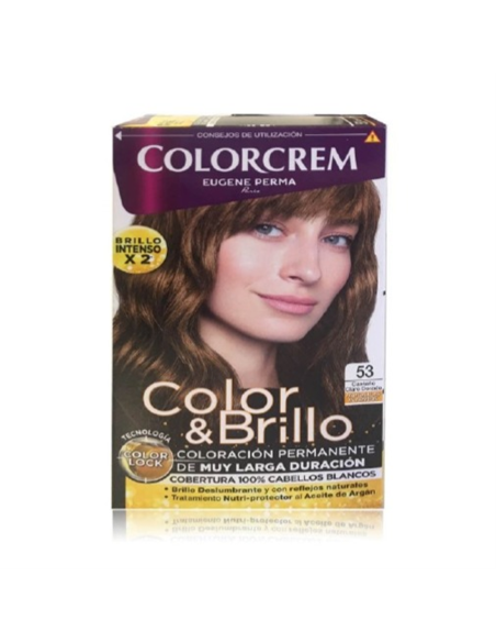  TINTE COLORCREM nº 53 CASTAÑO CLARO DORADO