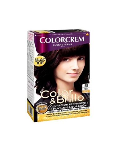  TINTE COLORCREM nº 58 CAOBA OSCURO
