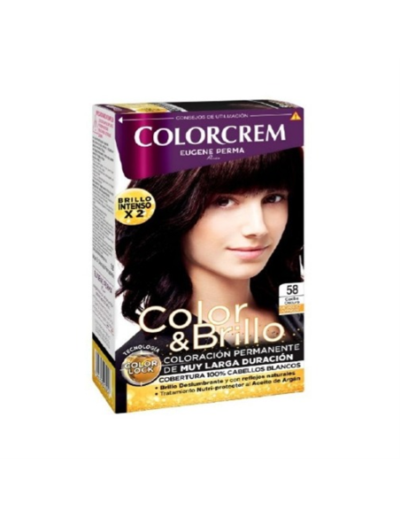  TINTE COLORCREM nº 58 CAOBA OSCURO