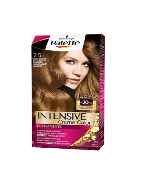  TINTE DEL PELO PALETTE nº 7.5 RUBIO DORADO CARAMEL