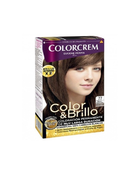  TINTE COLORCREM nº 77 MARRON GLACÉ CLARO