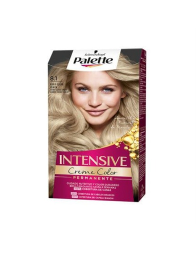  TINTE DEL PELO "PALETTE" nº 8.1 RUBIO CLARO CENIZA